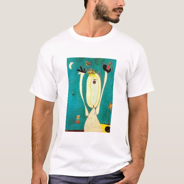 joan miro-målningar konst, abstrakt konst poster t shirt (Framsida)