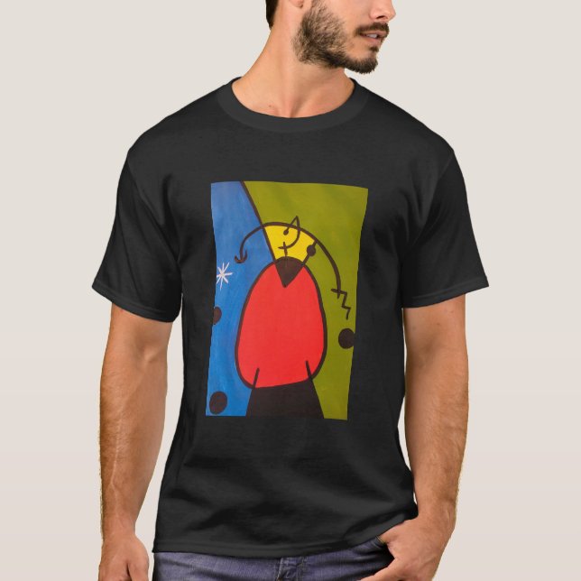 joan miro-målningar konst, abstrakt konst t shirt (Framsida)