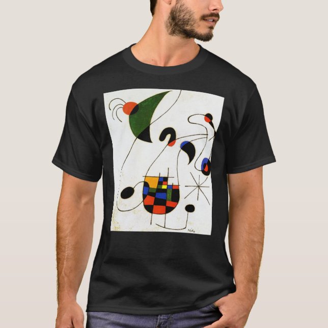 Joan Miro"Melancholisk singer" Poster T Shirt (Framsida)