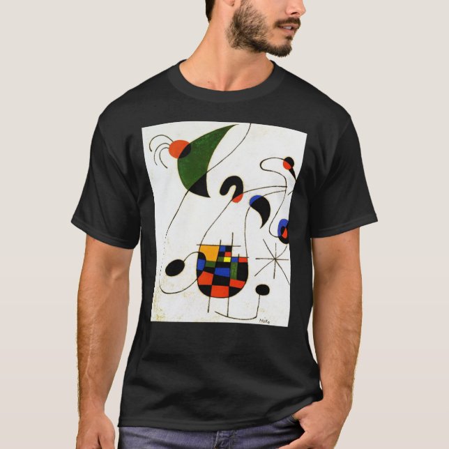 Joan Miro&Quot;Melancholisk singer" T Shirt (Framsida)