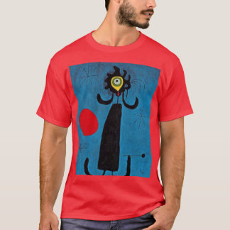 Joan Miro Woman in Front of the Sun caesium funny T Shirt