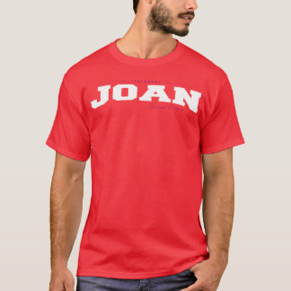 Joan Namn Begränsad Upplaga Rolig Retro Vintage 80 T Shirt