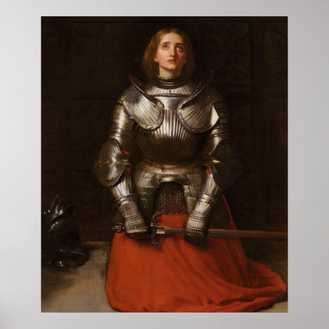 Joan of Arc. 1865 av John Everett Millais Poster (Framsidan)