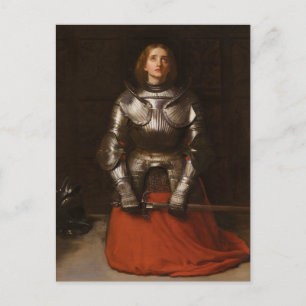 Joan of Arc. 1865 av John Everett Millais Vykort
