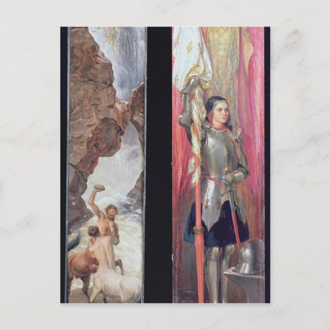 Joan of Arc, 1890-talet Vykort (Framsida)