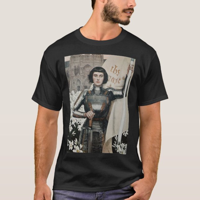 Joan of Arc-Albert Lynch Poster T Shirt (Framsida)