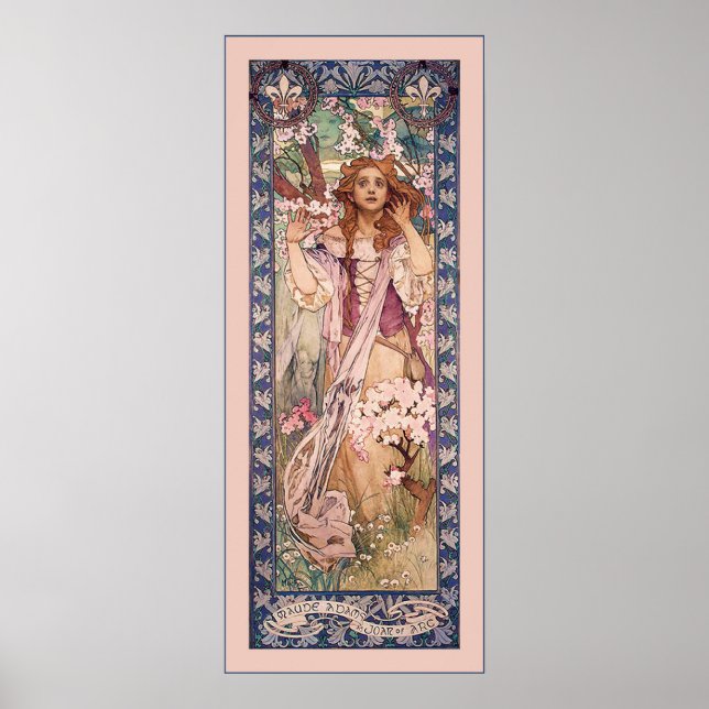 Joan of Arc ~ Alphonse Mucha Poster (Framsidan)