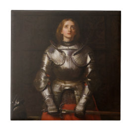 Joan of Arc (av John Everett Millais) Kakelplatta