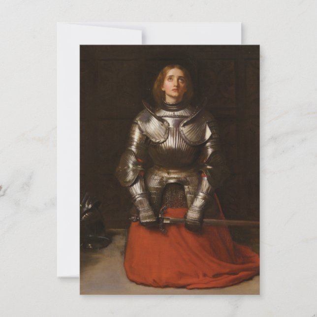 Joan of Arc (av John Everett Millais) Kort (Framsida)