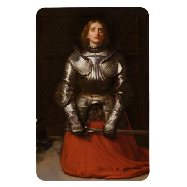 Joan of Arc (av John Everett Millais) Magnet (Vertikal)