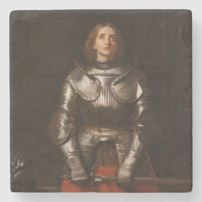 Joan of Arc (av John Everett Millais) Stenunderlägg (Framsidan)