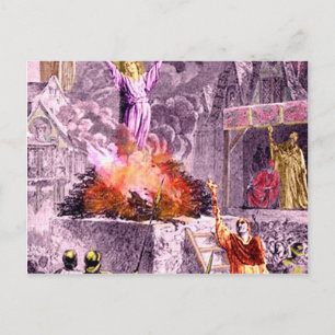 Joan of Arc Burns Vykort