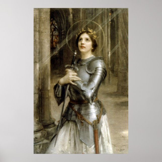Joan of Arc by Charles-Amable Lenoir Poster (Framsidan)