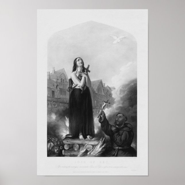 Joan of Arc - en martyr i deras sak Poster (Framsidan)