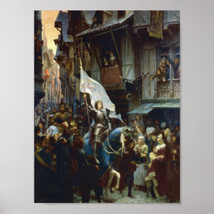 Joan of Arc enter Orléans Poster