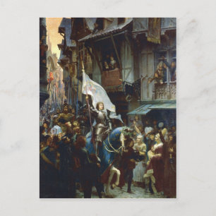 Joan of Arc enter Orléans Vykort