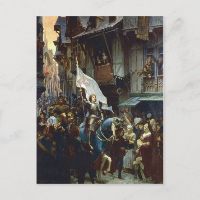 Joan of Arc enter Orléans Vykort (Framsida)