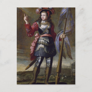 Joan of Arc Före Orleans Vykort