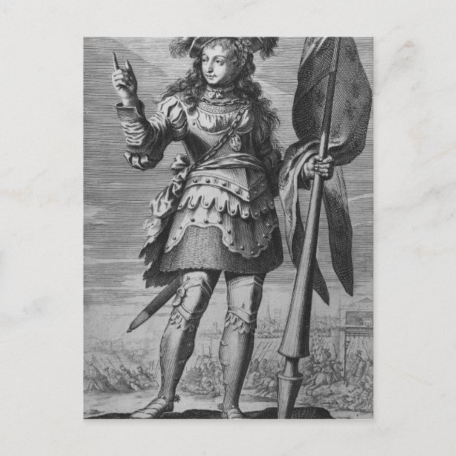 Joan of Arc Före Orleans Vykort (Framsida)