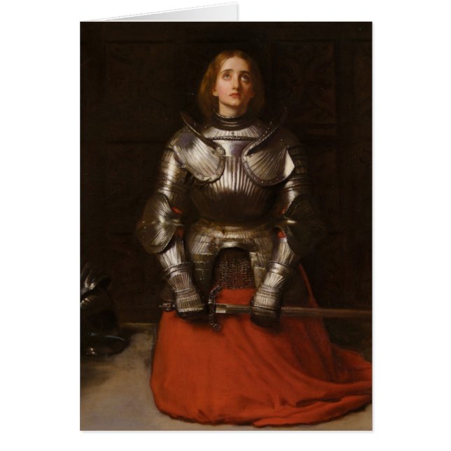 Joan of Arc Hälsningskort (Framsidan)