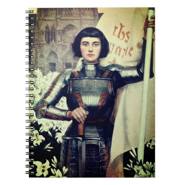 Joan of Arc (illustration av Albert Lynch) Anteckningsbok (Framsidan)