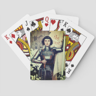 Joan of Arc (illustration av Albert Lynch) Casinokort