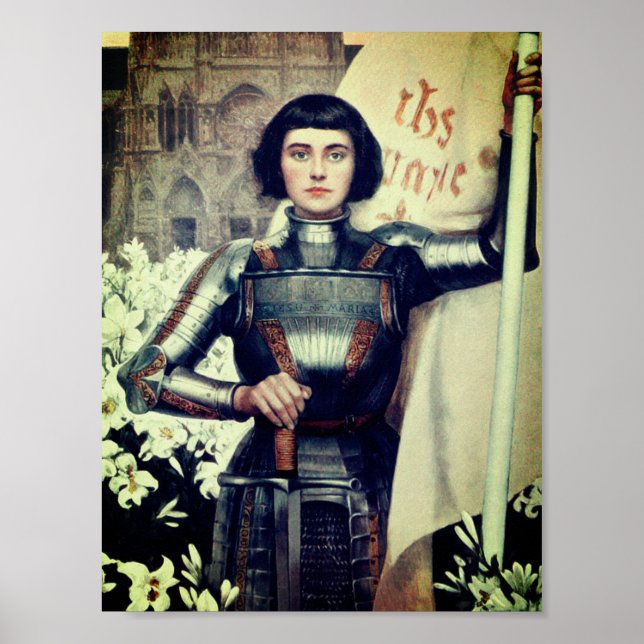 Joan of Arc (illustration av Albert Lynch) Poster (Framsidan)