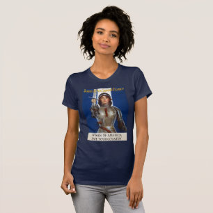 Joan of Arc: Krigarkvinna, riddare, hjältinna T Shirt