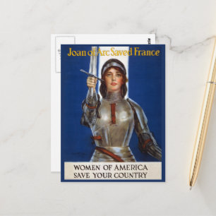 Joan of Arc: Orléans' jungfru, riddarhjältinna Vykort
