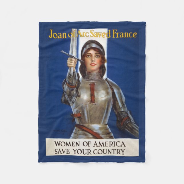 Joan of Arc: Orleans Maid, Knight Heroine Fleecefilt (Framsidan)