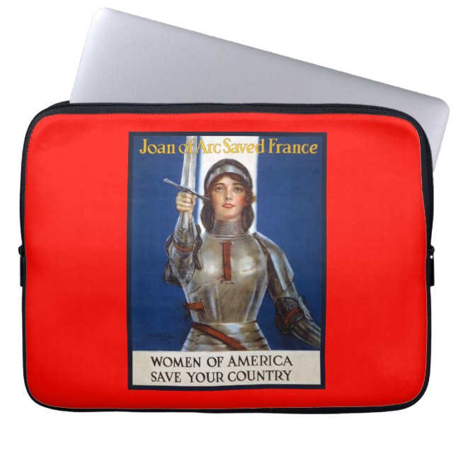 Joan of Arc: Orleans Maid, Knight Heroine Laptop Fodral (Framsidan)