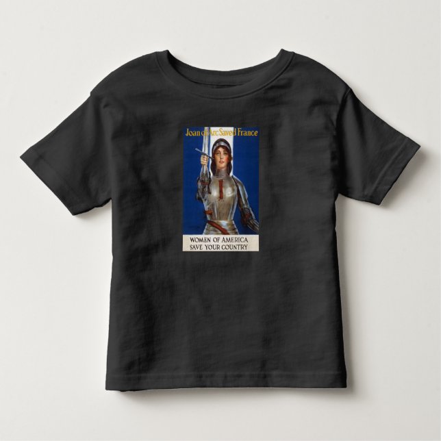 Joan of Arc: Orleans Maid, Knight Heroine T Shirt (Framsida)