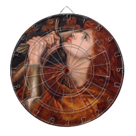 Joan of Arc (Porträtt) (av Dante Gabriel Rossetti) Darttavla