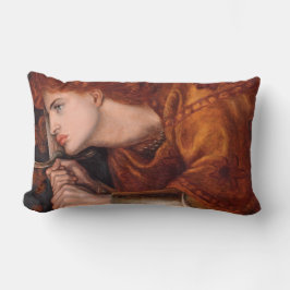 Joan of Arc (Porträtt) (av Dante Gabriel Rossetti) Lumbarkudde