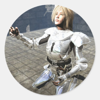 Joan of Arc Runt Klistermärke
