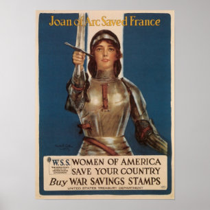 Joan of Arc Saved Frankrike Poster