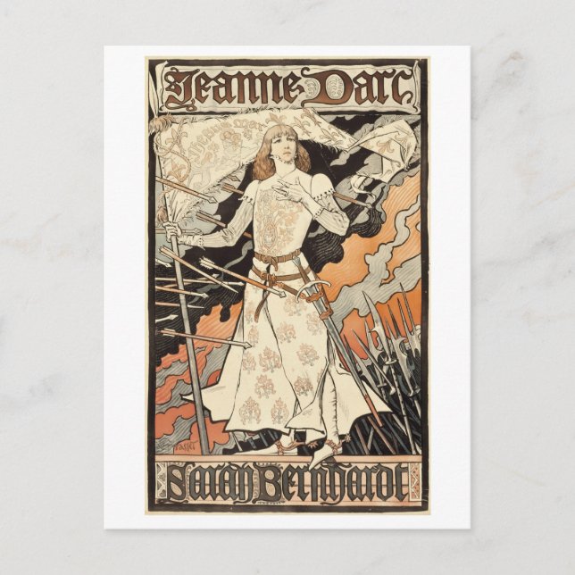 Joan of Arc Vykort (Framsida)