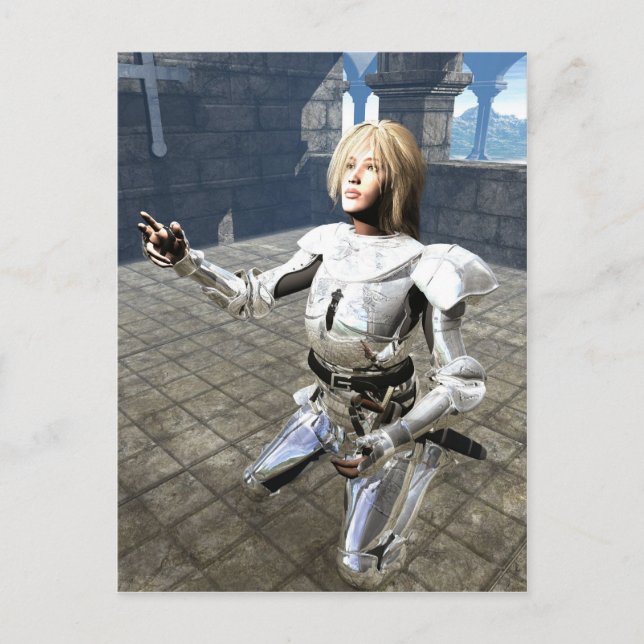 Joan of Arc Vykort (Framsida)
