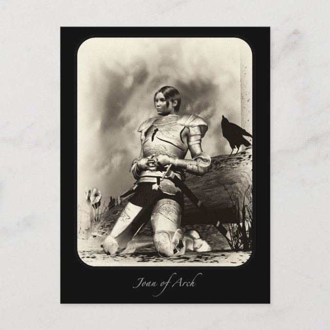 Joan of Arch Vykort (Framsida)