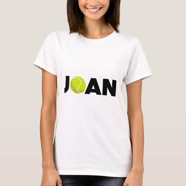 Joan Tennis T Shirt (Framsida)