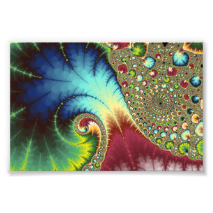 Joanie 50 Fractal Art Fototryck