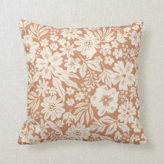 Joanie Terracotta Blommigt Pillow Kudde