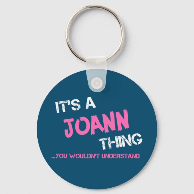 Joann sak skulle du inte förstå nyckelring (Framsida)