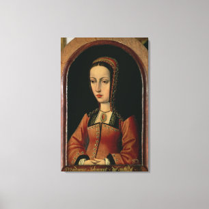 Joanna eller Juana `The Mad' of Castile Canvastryck