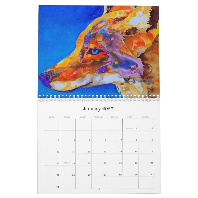 Joanne L gallerikonst 2012 Kalender (Jan 2027)
