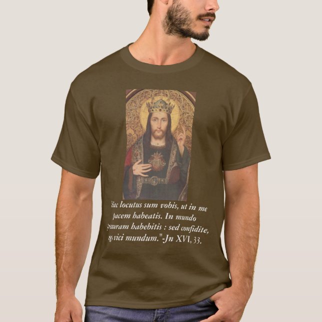 Joannes XVI: 33 (John 16:33) T Shirt (Framsida)