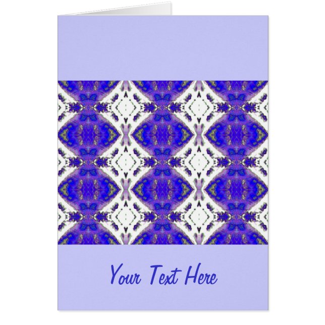 Joan's Sunset Mönster Hälsningskort (Framsidan)