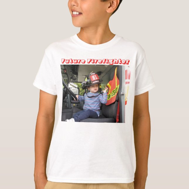Joaquin framtida brandman t-shirt (Framsida)