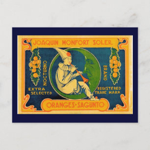 Joaquin Oranges Vykort