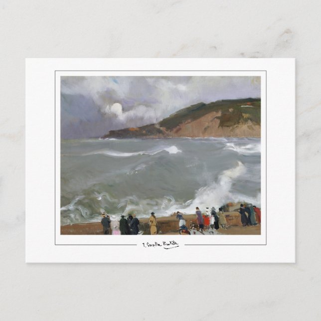 Joaquín Sorolla #13 - Finkonstkort Vykort (Framsida)